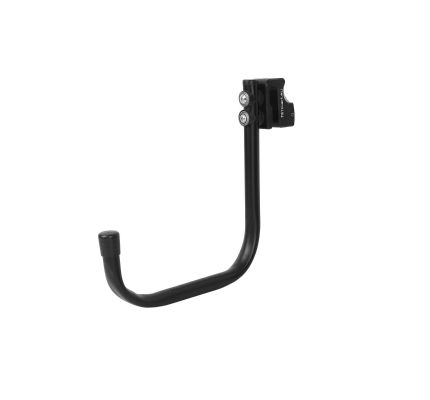 Filmcart Steel Single black pipe hook + Quick clamp with threaded hole and adapter (175)