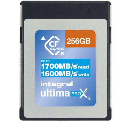 Integral UltimaPro X2 CFexpress Type B 1700MB/s 256GB (INCFE256G1700/1600/S400)