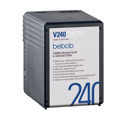 Bebob V240MICRO micro V-Mount Li-Ion Battery