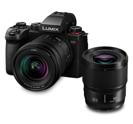 Panasonic Lumix S5M2 Body + S-R2060 + S-S50 Lens (DC-S5M2WE)