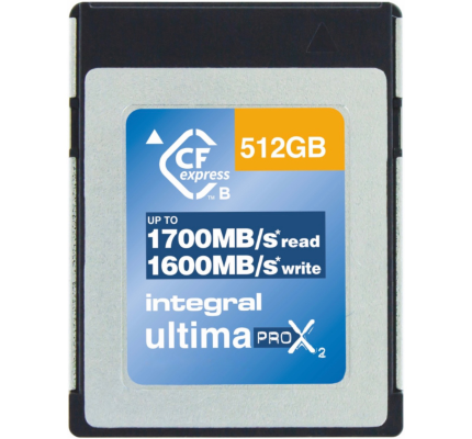 Integral UltimaPro X2 CFexpress Type B 1700MB/s 512GB (INCFE512G1700/1600)