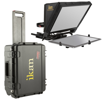 Ikan Elite Universal Tablet & iPad Pro Teleprompter Travel Kit (PT-ELITE-PRO-TK)