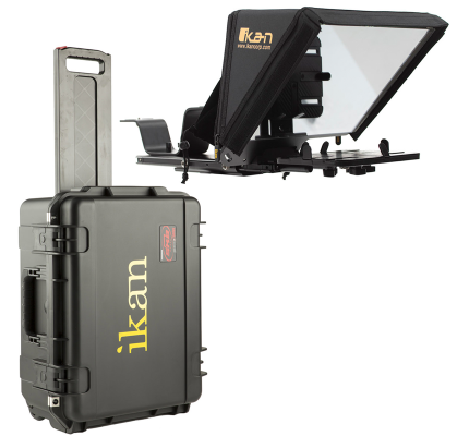 Ikan Elite Universal Tablet & iPad Pro Teleprompter Travel Kit (Version 2) (PT-ELITE-PRO2-TK)