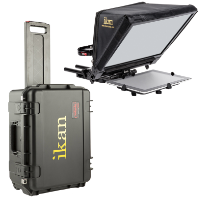 Ikan Elite Universal Tablet & iPad Teleprompter Travel Kit (PT-ELITE-V2-TK)