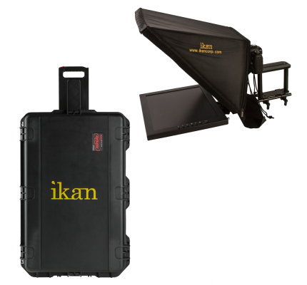 Ikan PT3700 17" Teleprompter & Hardcase Travel Kit (PT3700-TK)