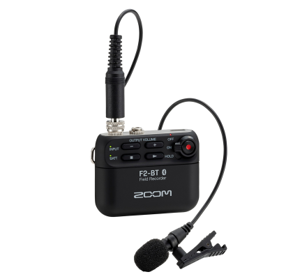 Zoom F2-BT Field Recorder & Lavalier Mic