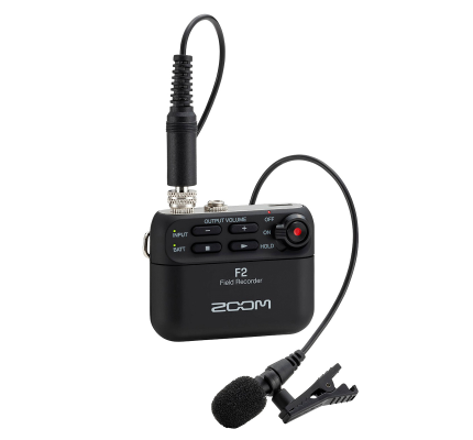 Zoom F2 Field Recorder & Lavalier Mic