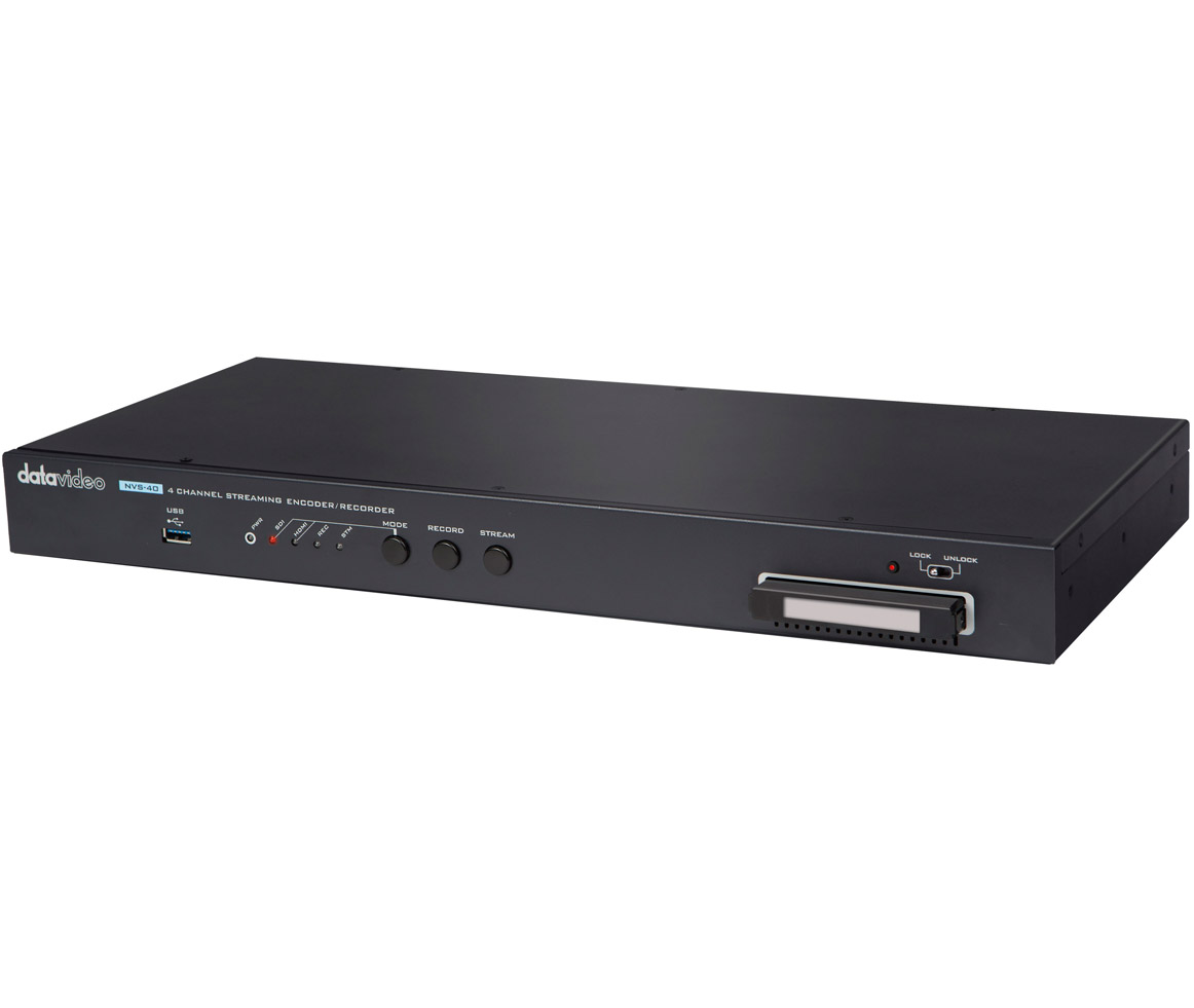 Datavideo NVS-40 4-Kanal Streaming Encoder/ Recorder